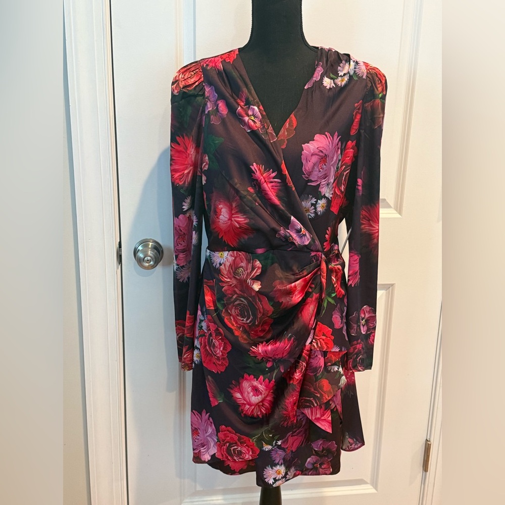 Floral Wrap Dress